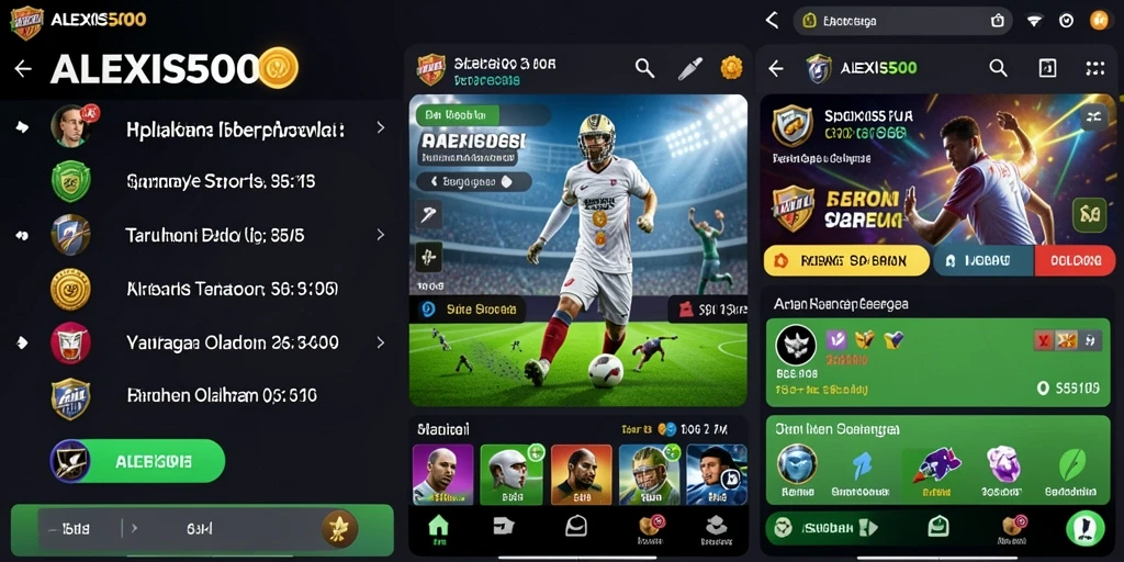 Gameplay menarik dan fitur interaktif ALEXIS500.
