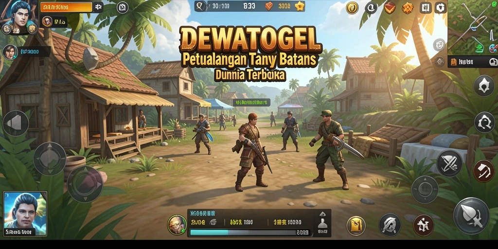 Tampak luar grafik DEWATOGEL yang menakjubkan saat dijelajahi.