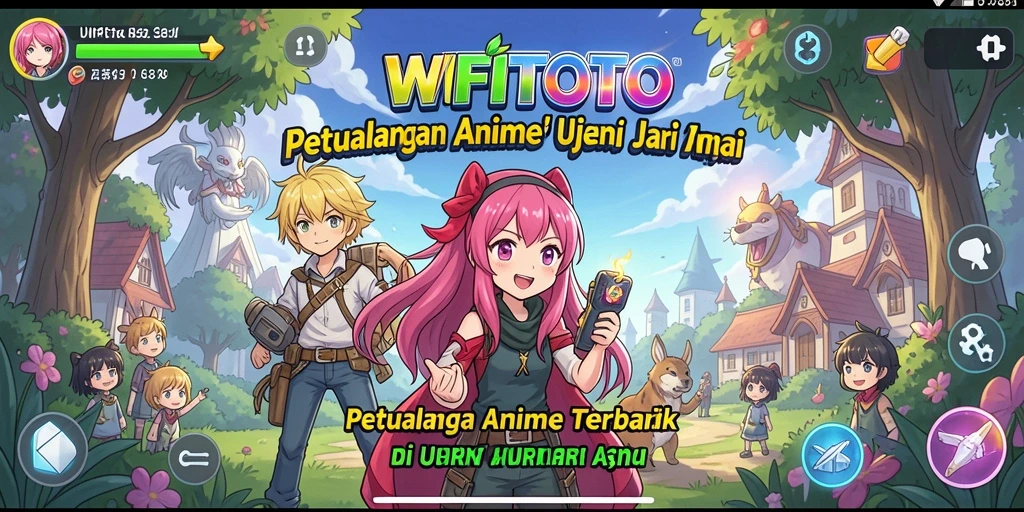 Tampilan menarik dari gameplay WIFITOTO yang penuh aksi anime.